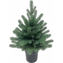 Stromček MagicHome Vianoce Firian, 3D, jedľa v kvetináči, 60 cm