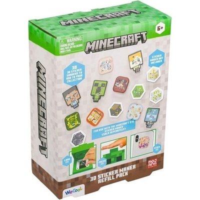 Minecraft 3D Sada na výrobu samolepek - Náhrad... – Zboží Živě
