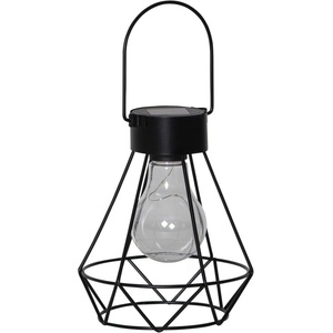 Star Trading Черен LED фенер, височина 15, 5 cm Eddy - Star Trading (481-49)