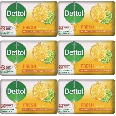Dettol antibakteriálne pevné mydlo 6 x 100 g fresh