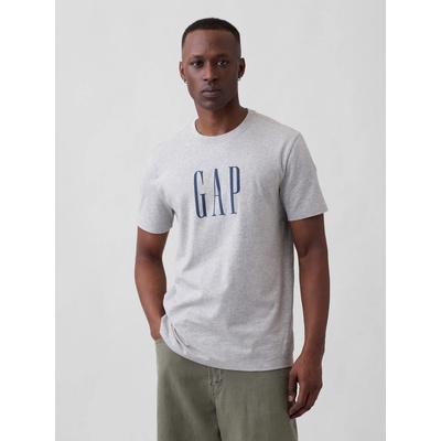 Gap tričko s logom Everyday Soft sivé