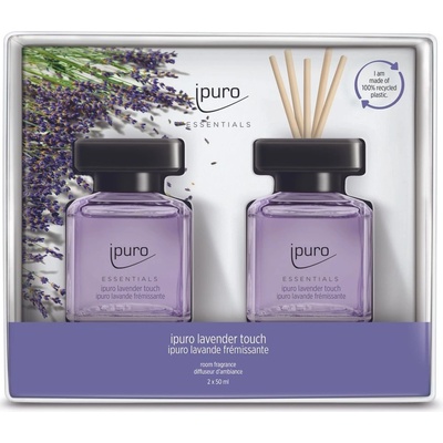 Ipuro Sada aromatického difuzéra Lavender Touch 2 x 50 ml