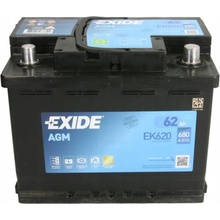 Exide AGM 12V 62Ah 680A EK620