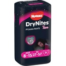 Plienky HUGGIES Dry Nites Large 8-15 years Girls 9 ks