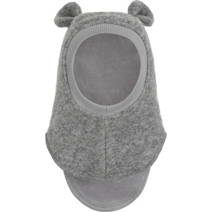 Huttelihut Детска зимна шапка (beanie) Huttelihut Kid's Balaclava Ears Wool Balaclava - Medium Grey Melange - размер 48 cm (904-5552-0911)