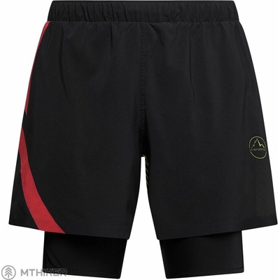 La Sportiva FLOW 5 kraťasy černá/žlutá