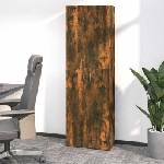 vidaXL Офис шкаф, опушен дъб, 60x32x190 см, инженерно дърво (815279)