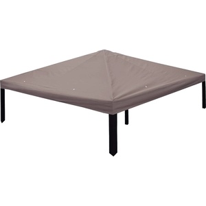 vidaXL Покривало за беседка Таупе 300 x 300 cm Полиестер и стомана (42029038) Палатка