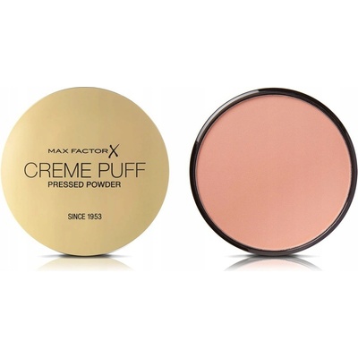 Max Factor Creme Puff Pressed Powder 53 Tempting Touch pudr pro všechny typy pleti 14 g