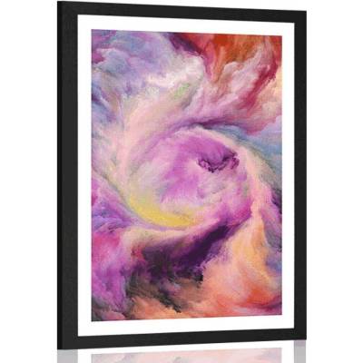 Plakát s paspartou barevná spirála - 30x45 no frame