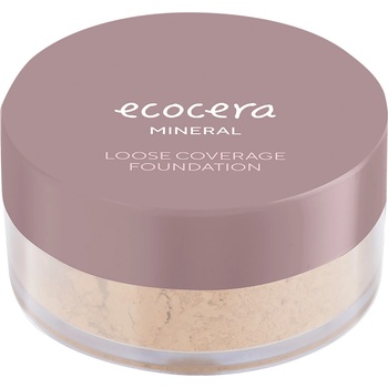 Ecocera Mineral minerálna sypká make-upová krycia vrstva tvár teplá W 1,0 Lisbona 4 g