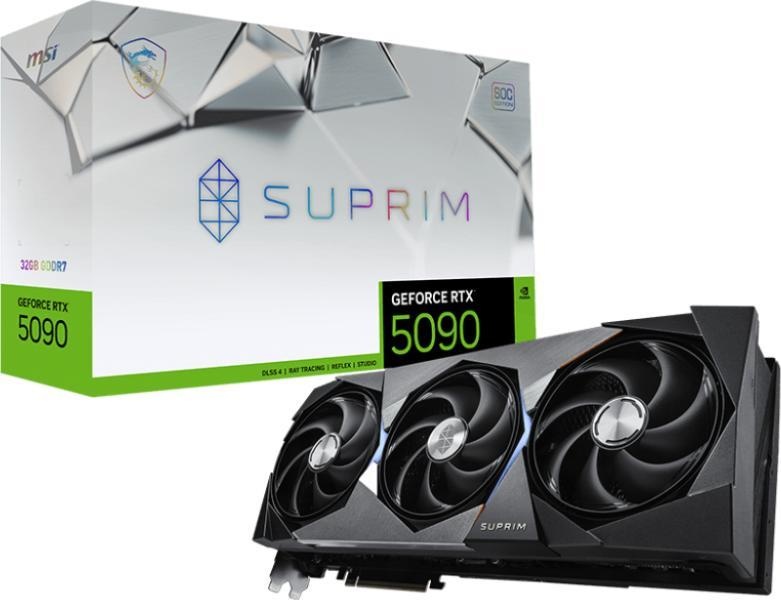MSI GeForce RTX 5090 SUPRIM SOC 32GB GDDR7 512bit (RTX 5090 32G SUPRIM SOC)