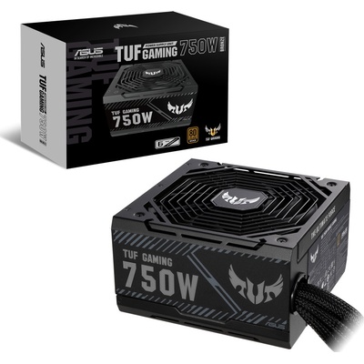 Захранване Asus TUF Gaming, 750W, Active PFC, 80 Plus Bronze, 135mm вентилатор (TUF-GAMING-750B)