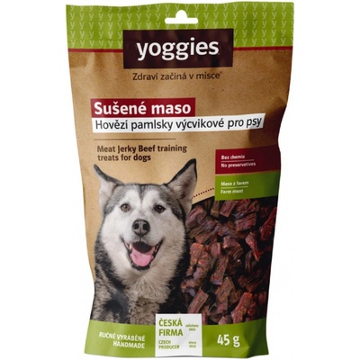 Yoggies B.A.R.F. Hovězí výcvikové pamlsky 45 g