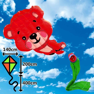D&P 3D Šarkan Červený Macko