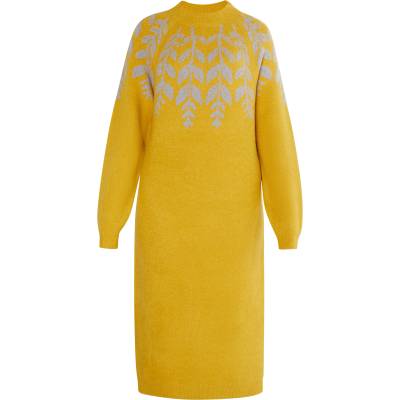 usha Плетена рокля 'Lurea' жълто, размер XXL