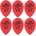 Dunlop 423R 0.50 Small Tear Drop 6 Перце за китара (423R50-6PACK-SET)