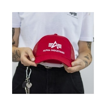 Alpha Industries Basic Trucker Cap speed red
