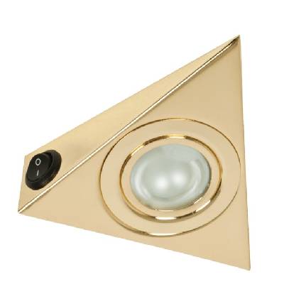 LED луна ELMARK 92255K/G, 12W, 230V, 3.0lm, за мебели, защита (IP21), месинг (EM92255K/G)