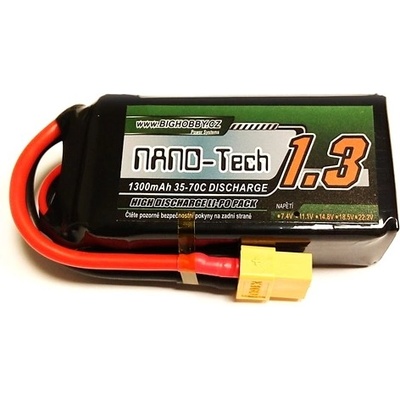 Bighobby Li-pol baterie 1300mAh 3S 35C 70C -NANO Tech