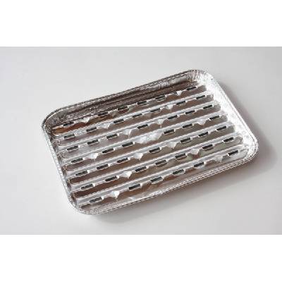 Grilovacie tácky hliníkové 2ks 34,5x23cm ALABALA