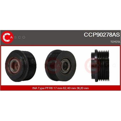 Řemenice, generátor CASCO CCP90278AS