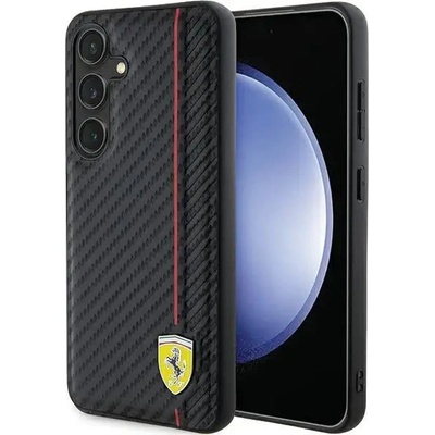 Ferrari Кейс Ferrari Carbon Printed Line за Samsung Galaxy S24 Plus, черен (3666339242459)
