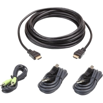 ATEN USB HDMI Secure KVM Cable Kit 3m Black 2L-7D03UHX4 (2L-7D03UHX4)