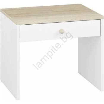 Image 1 of Konsimo Sp. z o. o. Sp. k Нощно шкафче BUBO 58x69 см бяло/светъл бук (KO0099)