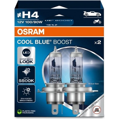Cool Blue Boost H4 12V 100/90W 62193CBB-2HB - 2БР (939)