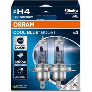 OSRAM Cool Blue Boost H4 12V 100/90W 62193CBB-2HB - 2БР (939)