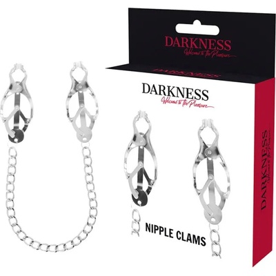 Sinner Gear Metal Nipple Clamps With Chain