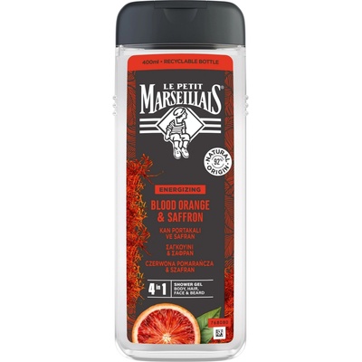 Le Petit Marseillais Sprchový gél Červený pomaranč & Šafran 400 ml