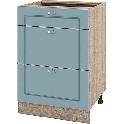 ИРИМ Долен кухненски шкаф Сити МФ-Деним мат-06-57 60 см