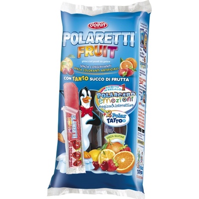 Polaretti vodové zmrzliny 4 druhy ovoce 400ml (10x40ml)