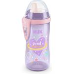 Nuk Чаша с твърд накрайник NUK - Kiddy Cup, 300 ml, 12+ месеца, Glow in the Dark, Розова (10255541-Розов)