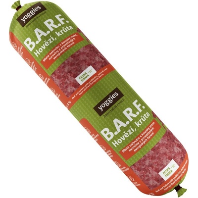 Yoggies B.A.R.F. Hovězí a krůta s probiotiky 700 g – Zbozi.Blesk.cz