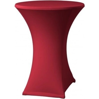 DENA Elastický poťah ONYX PRO na koktejlové stoly 80-85cm 210 g/m² Bordó