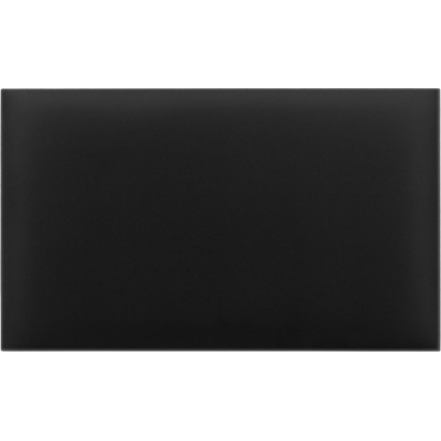 Čalouněný nástěnný panel s EKO KŮŽÍ různé rozměry x šířka 40 cm černá obdélník MyBestHome Rozměr: 50x40 cm