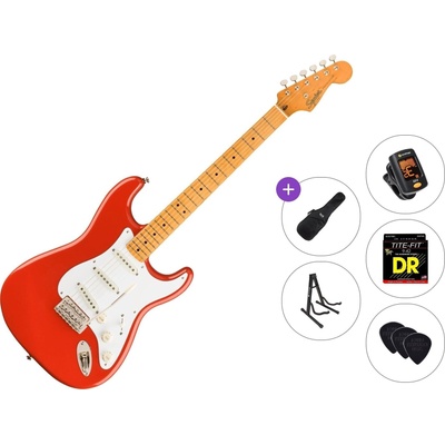 Squier Classic Vibe 50s Stratocaster MN Standard SET Fiesta Red Електрическа китара