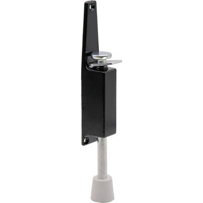 IBFM 244 - mechanický dverný stavač, doraz dverí s gumou, výška 180 mm, čierny FM-ST-180_244