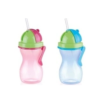 Tescoma Detská fľaša so slamkou BAMBINI 300 ml modrá