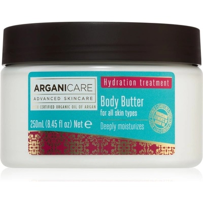 Arganicare Hydration Treatment telové maslo s vyživujúcim účinkom 250 ml