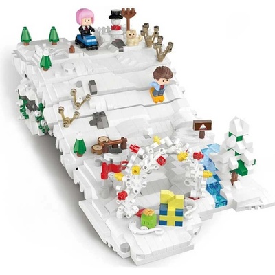 Koco bricks Детски конструктор Ски писта - 1543 части (k04040)
