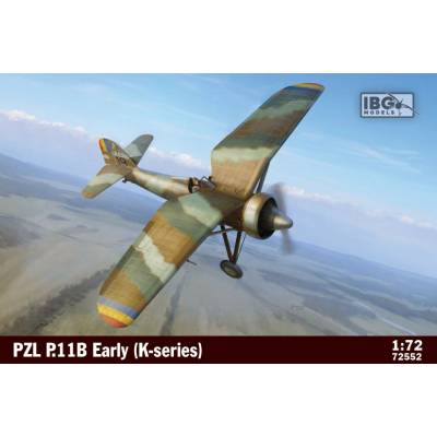 IBG PZL P.11B Early K-series 1:72