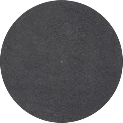 Pro-Ject Подложка за грамофон Pro-Ject - Leather it, черна (9120007689457)