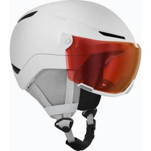 Atomic Детска скиорска каска Atomic Revent Visor Jr white heather/red flash