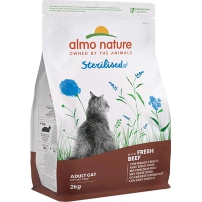 Almo Nature cat Sterilised hovězí 2 kg