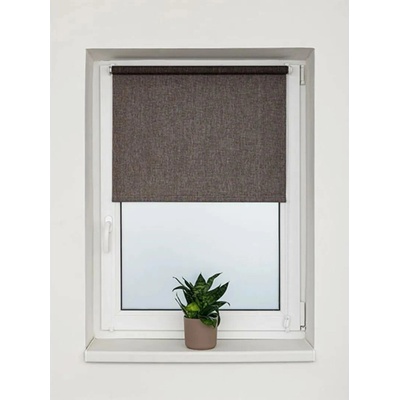 DeCori Roleta Bau Mini 57x150 melange 739 tmavě hnědá
