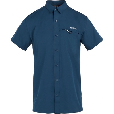 Regatta pánska košeľa Trav Pack Awy SS shirt modrá